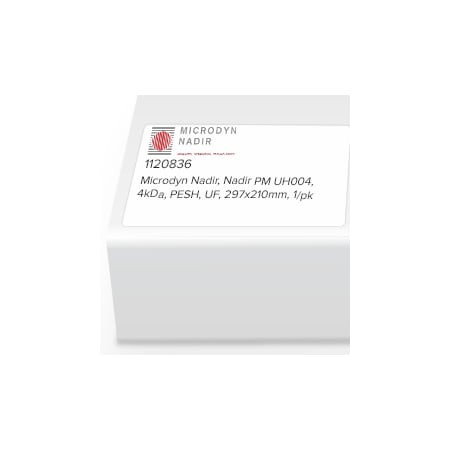 Sterlitech Microdyn Nadir, Nadir PM UH004, 4kDa, PESH, UF, 297 x 210mm, 1/pk 1120836